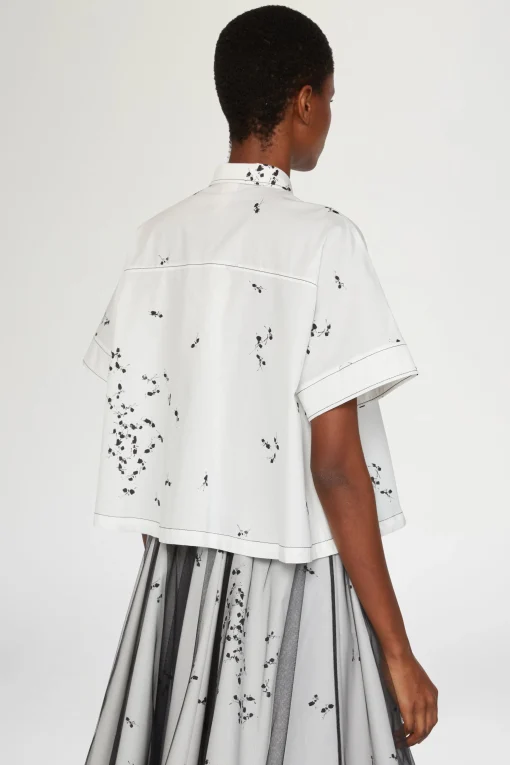 Camicia Corta Stampa Formiche