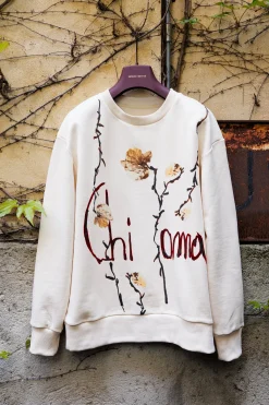 Felpa con Fiori Chi ama