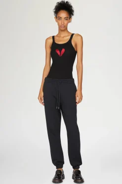 Pantaloni con logo