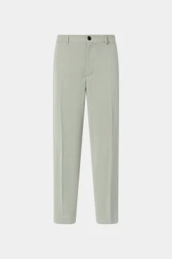 Pantaloni Dritti Verde Salvia