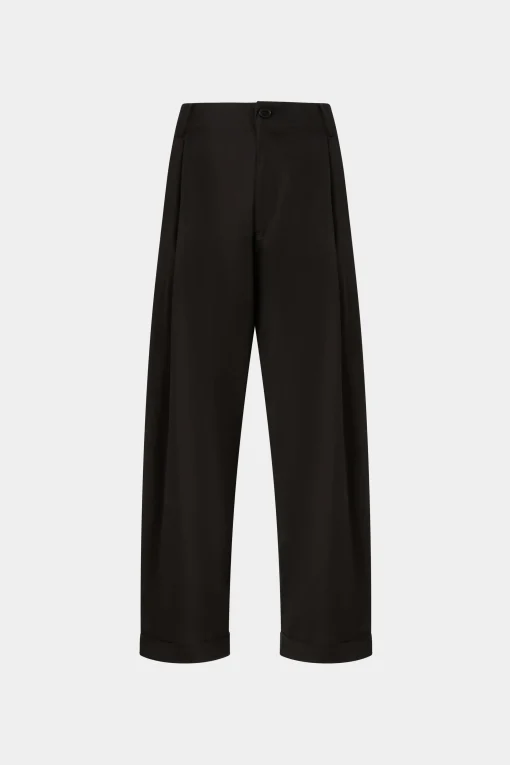 Pantaloni Gamba Larga Neri
