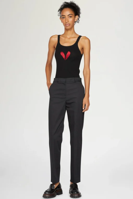 Pantaloni Slim Neri