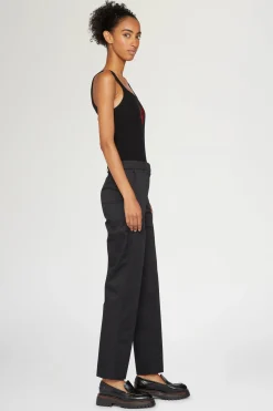Pantaloni Slim Neri