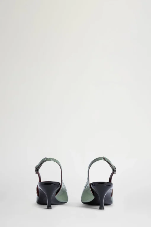 Slingback Nere e Verdi