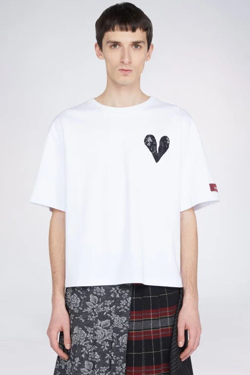 T-shirt Cuore Bianca