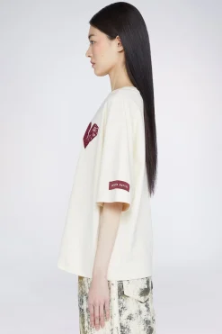 T-shirt Cuore Crema