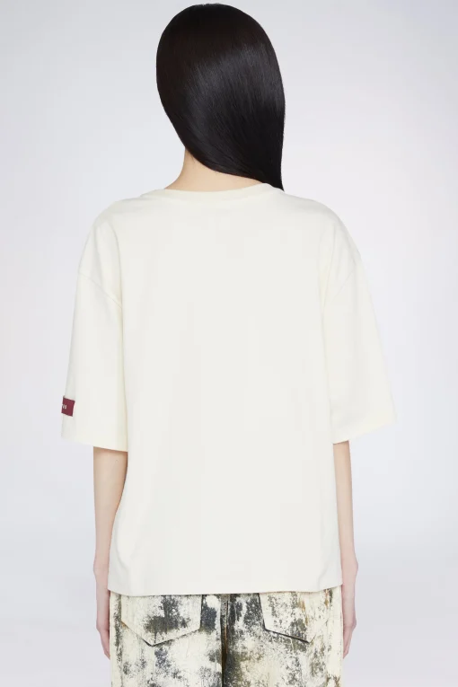 T-shirt Cuore Crema