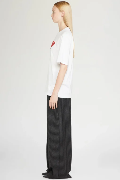 T-shirt Cuore Spezzato Bianca